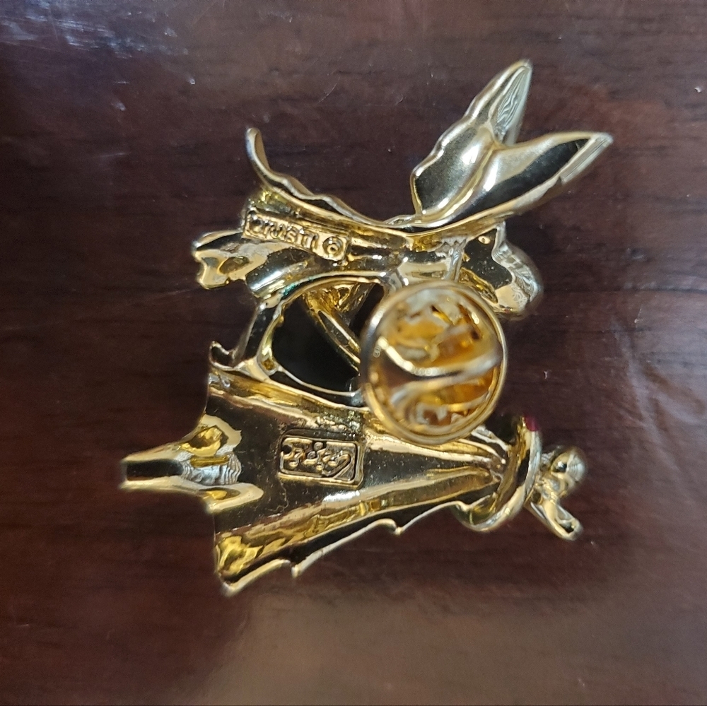 Vintage 1990s Gigi Giusti Angel Pin *SIGNED* - Picture 6 of 7